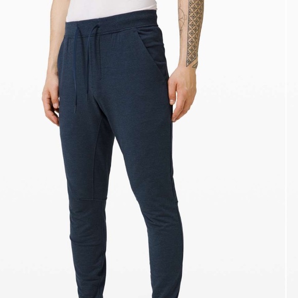 Lululemon City Sweat Pant Slim Heathered True Navy Size Small - Picture 3 of 12